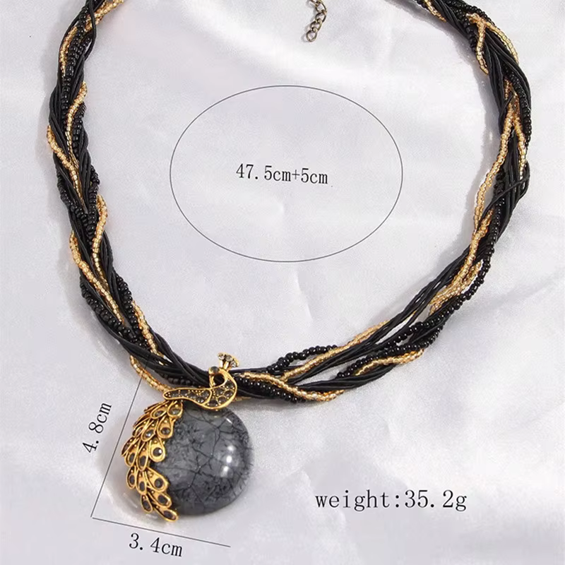 Collier ras du cou ethnique bohémien pour femmes