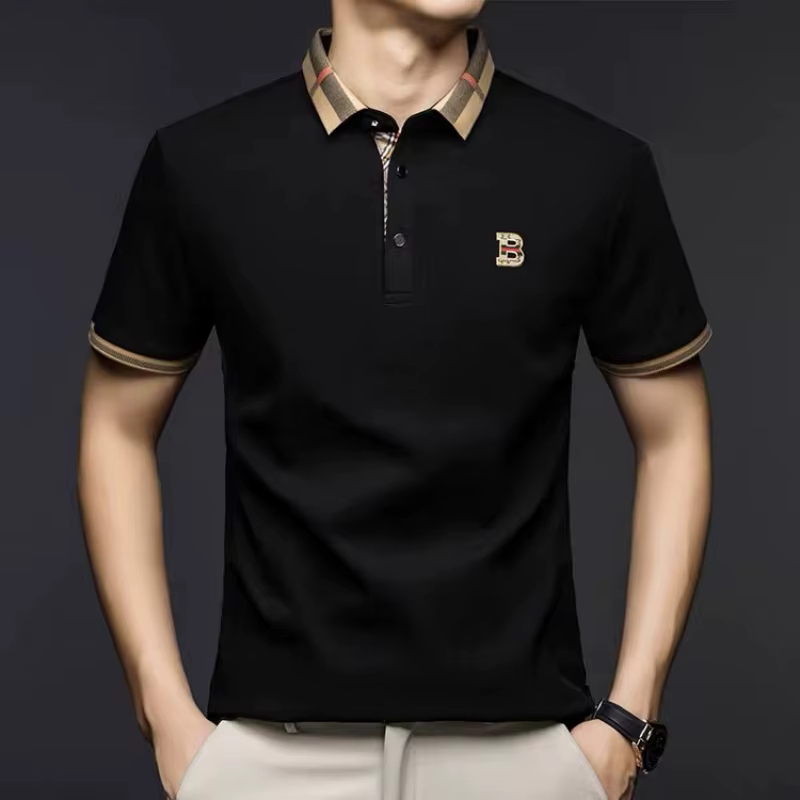 Polo à manches courtes de marque de luxe pour hommes