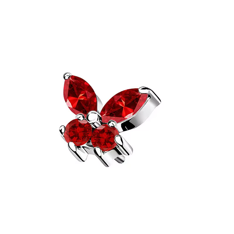 1 pièce Piercing labret papillon