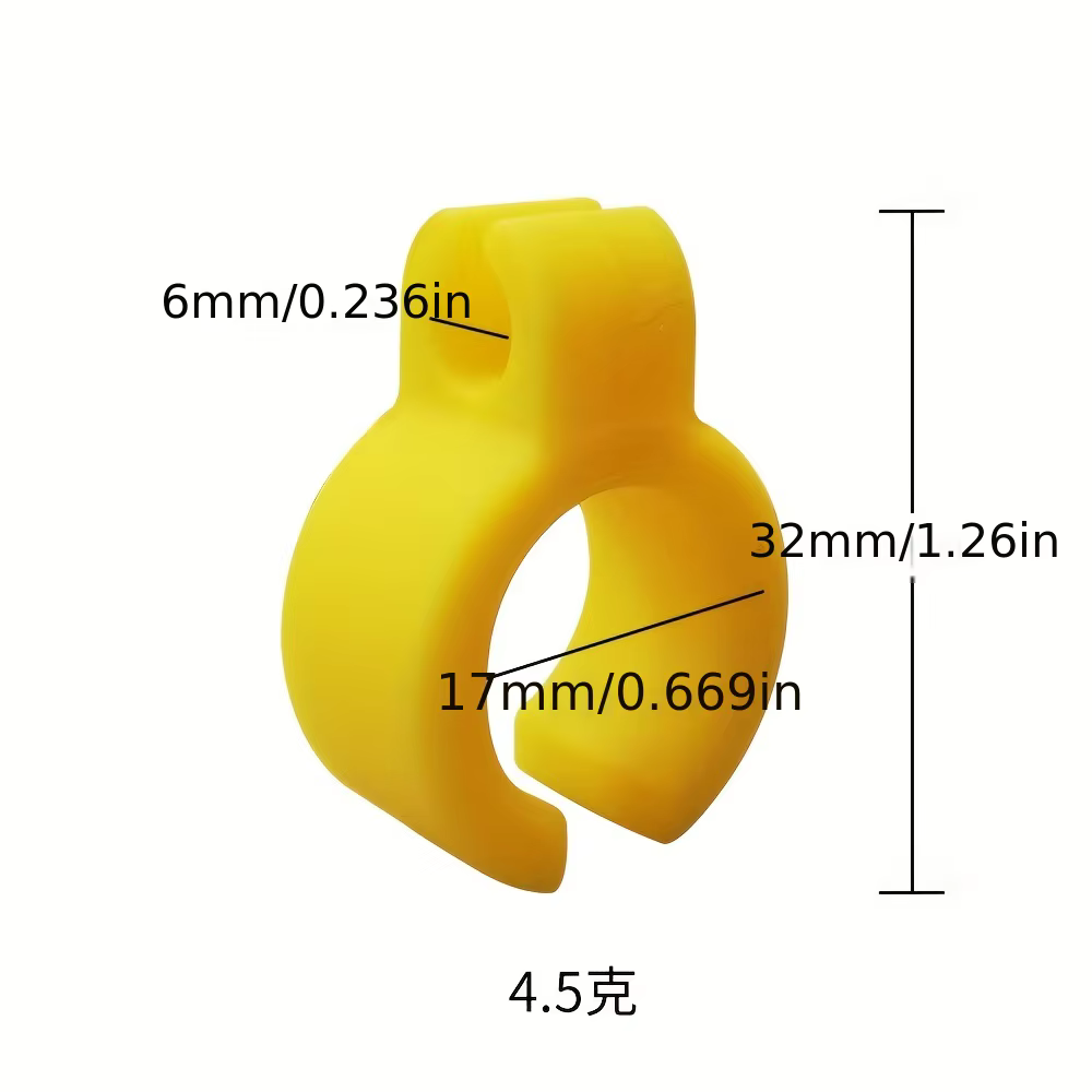 1 pièce Anneau de protection créatif pour doigt en silicone