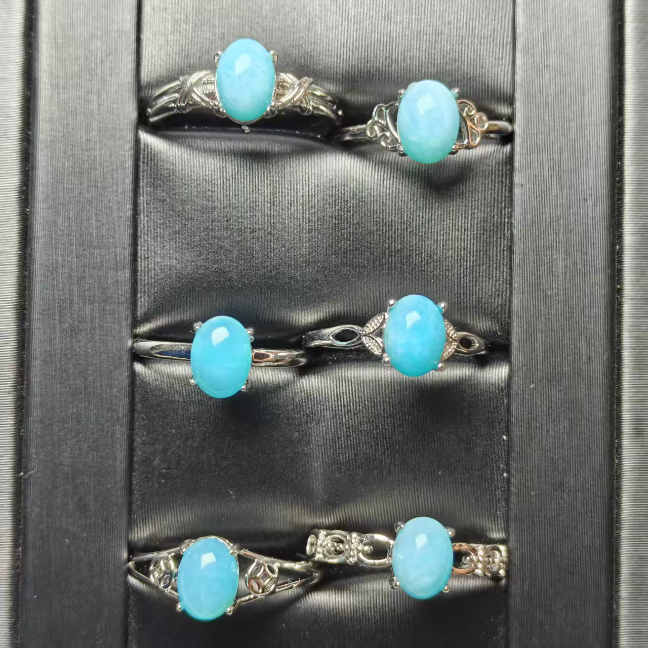 Bague en Amazonite Naturelle