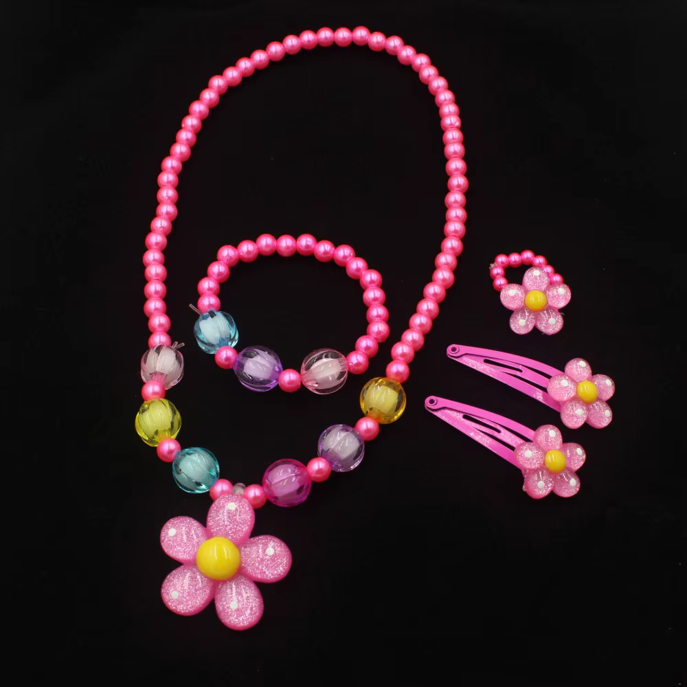 1 ensemble de bijoux tournesol pour bébés filles