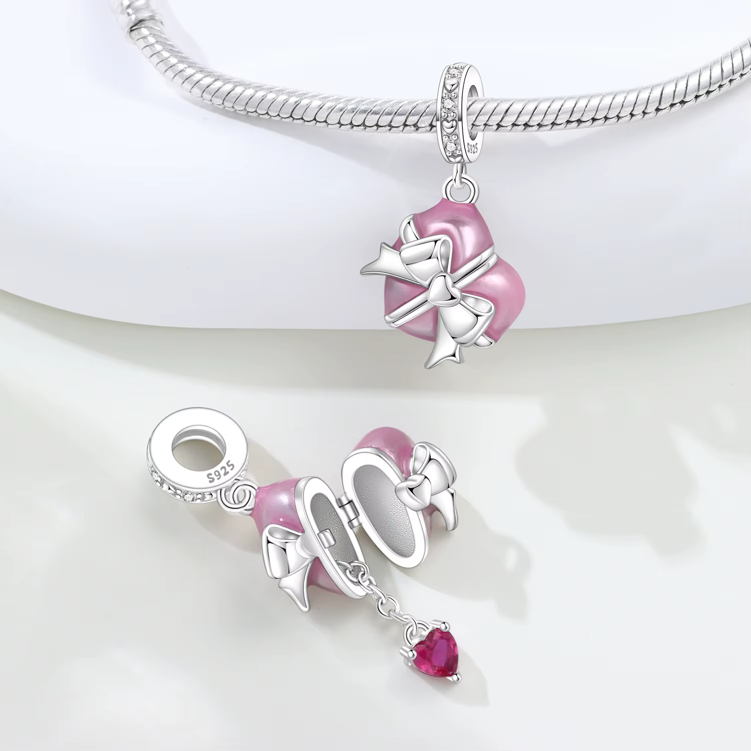 PANPOKI Breloques en argent sterling 925