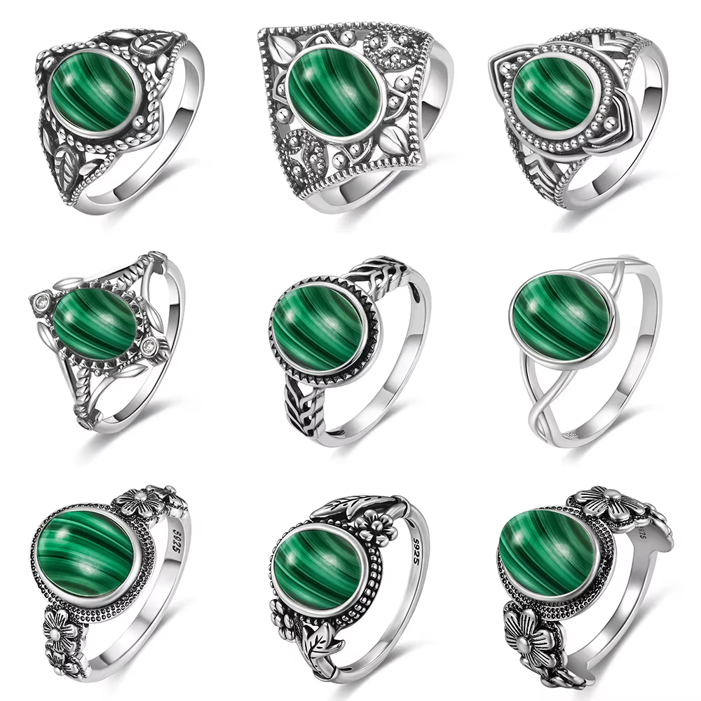 Bague vintage en argent sterling S925