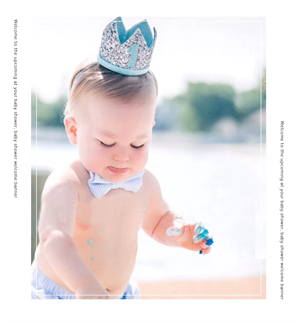 Chapeau de 1er anniversaire pour bébé