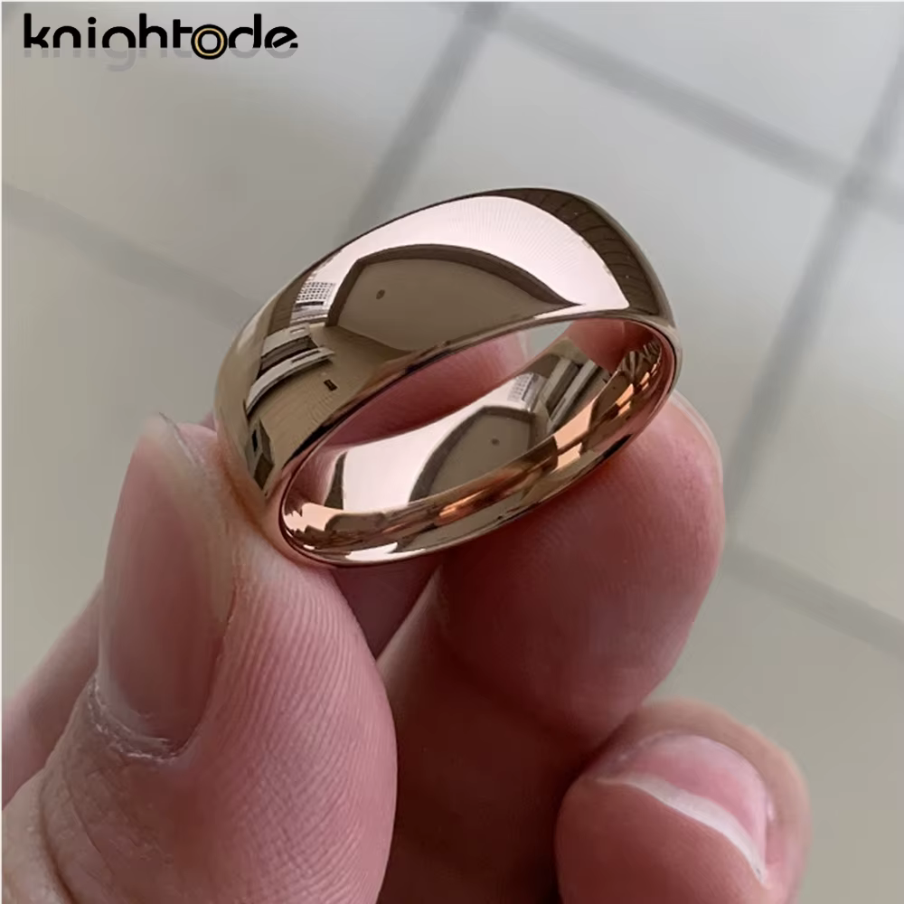 Bague de mariage classique en tungstène