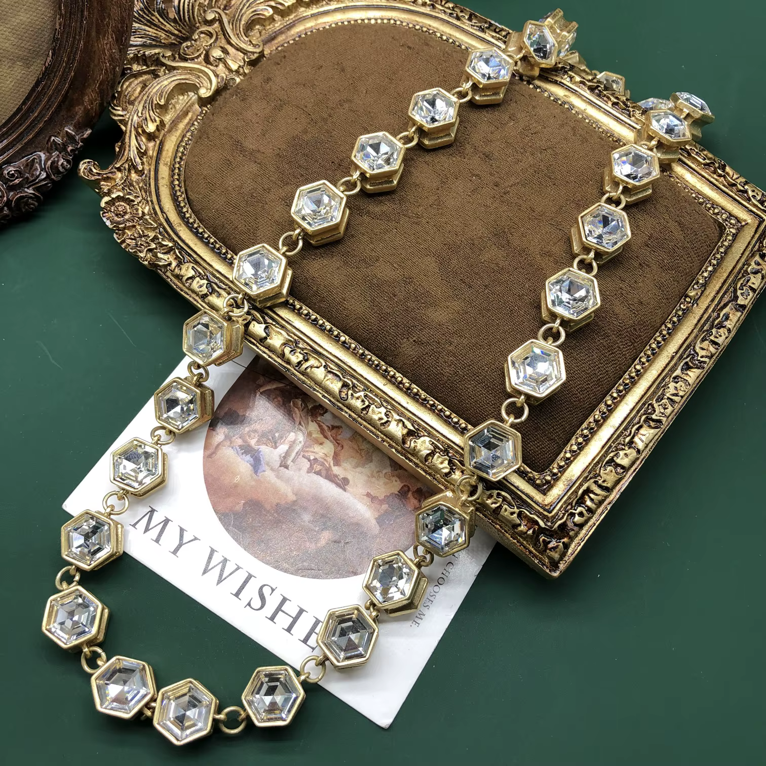 KEQIU – collier en forme de diamant