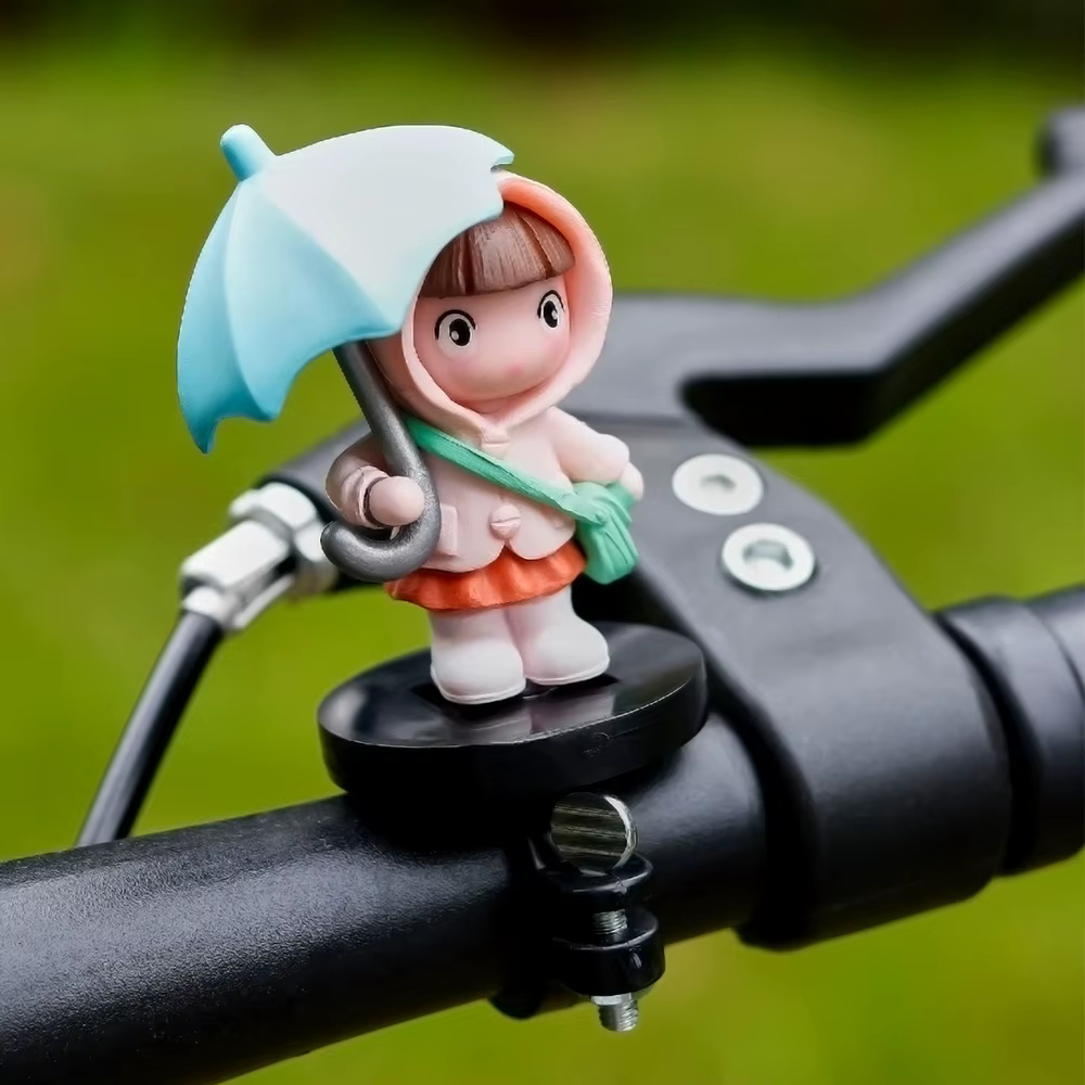 Décoration de parapluie de vélo pour petite fille