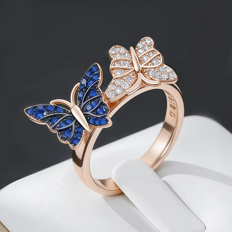 Wbmqda – bague papillon unique pour femmes
