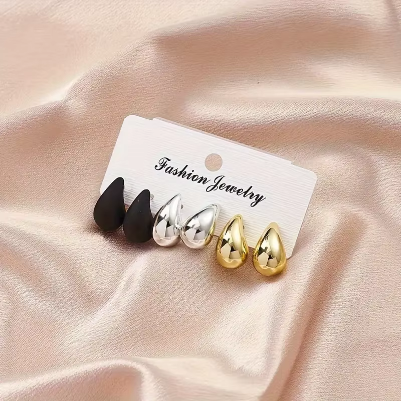 Ensemble de boucles d'oreilles Vintage élégantes en forme de larme