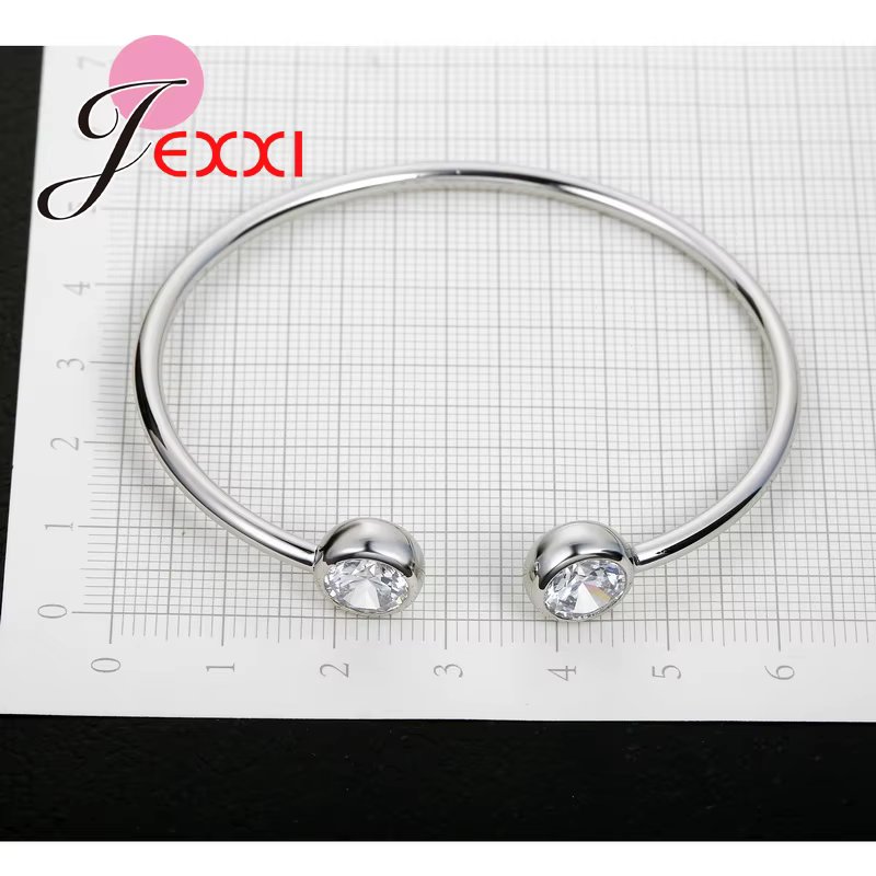 Bracelet en argent sterling 925 au design simple
