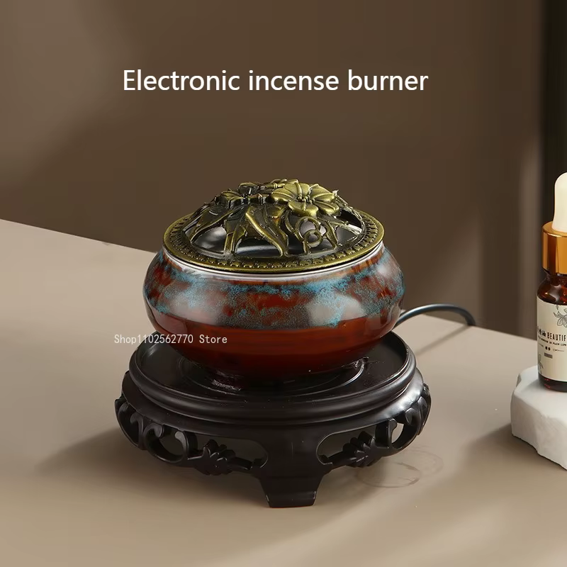 Brûleur d'encens électrique en céramique/réglage de la température temporisé
