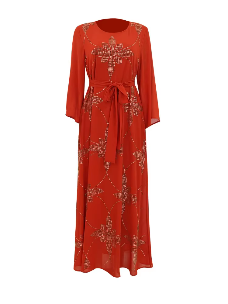 Robe de Soirée Eid Maroc pour Femme Musulmane