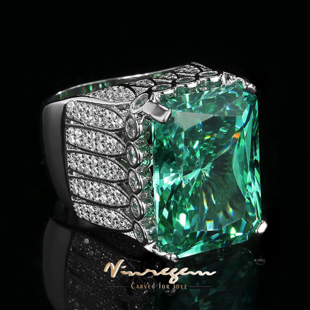 Vinregem – bague de luxe Hyperbole en tourmaline Paraiba créée en laboratoire