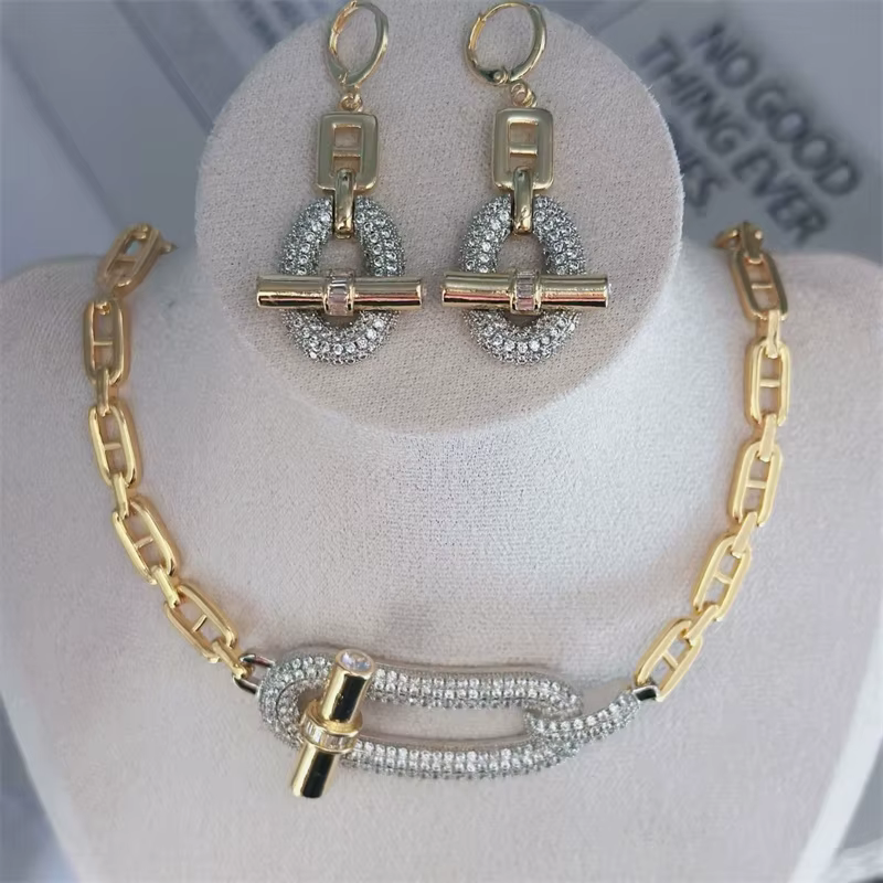 Boucles d'oreilles Nekelace plaquées or 18 carats