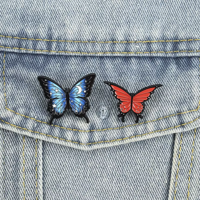 Broches en émail Papillon Rêveur