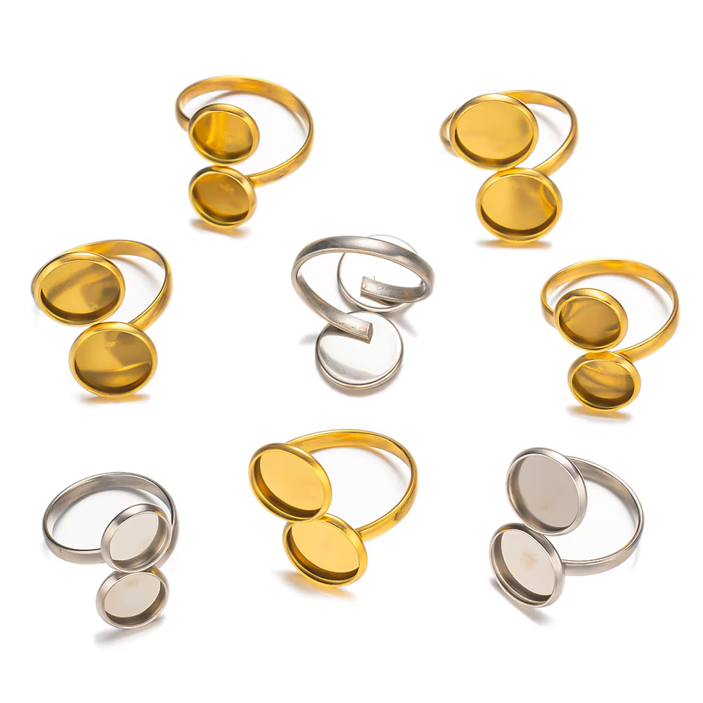 Support de bague en acier inoxydable