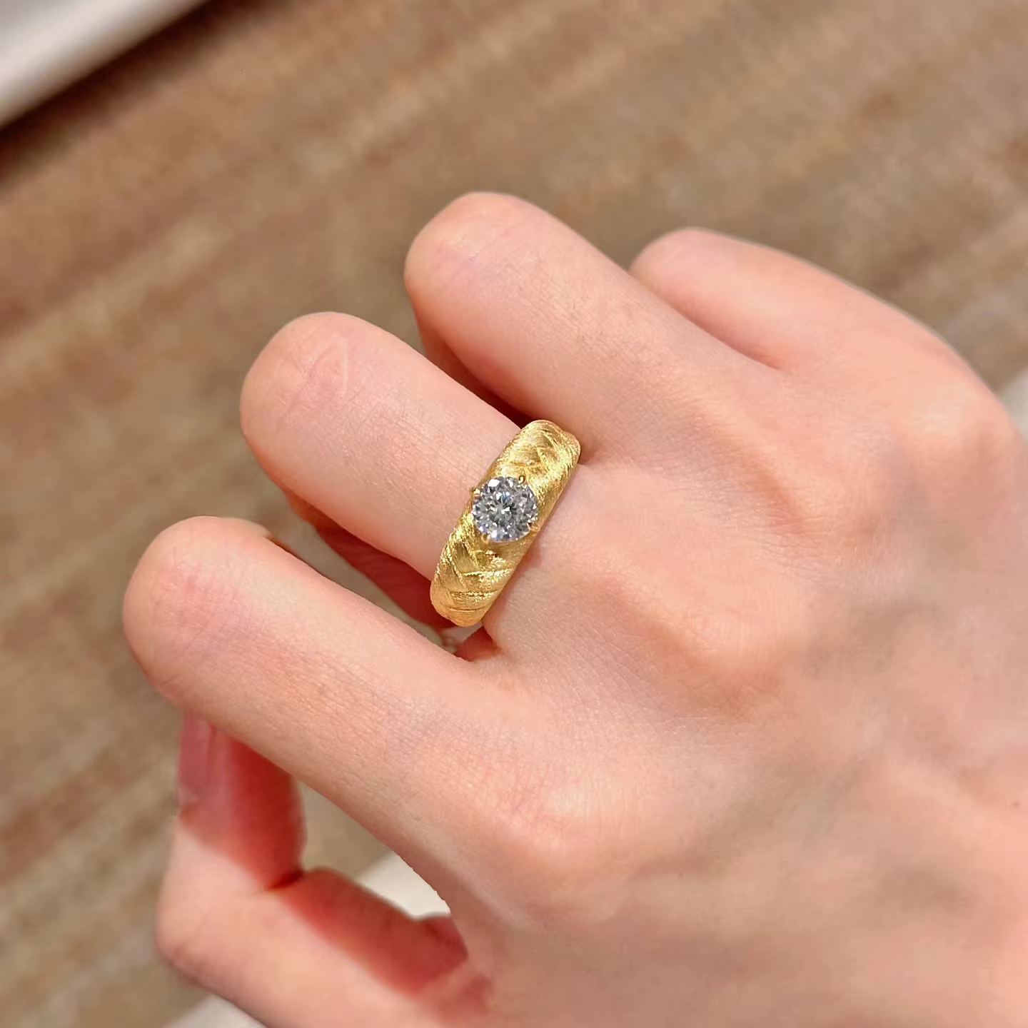 Foydjew – bagues en Zircon plaqué or 18 carats