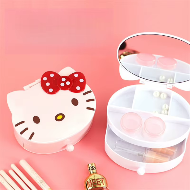 Boîte à bijoux mignonne Hello Kitty en forme de dessin animé – Boîtes