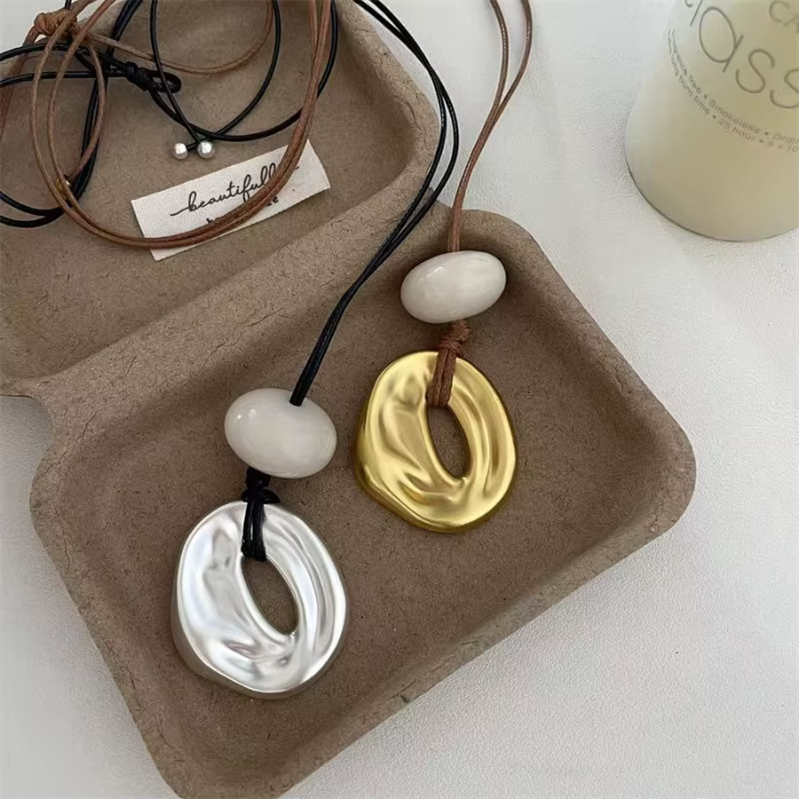 Collier de perles longues pour femmes et filles