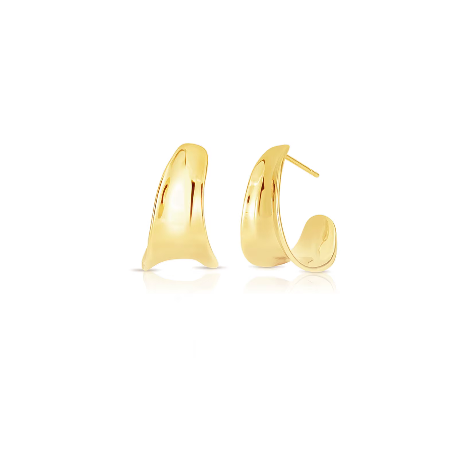 Ug LAOPA-Boucles d'oreilles créoles en argent regardé 925