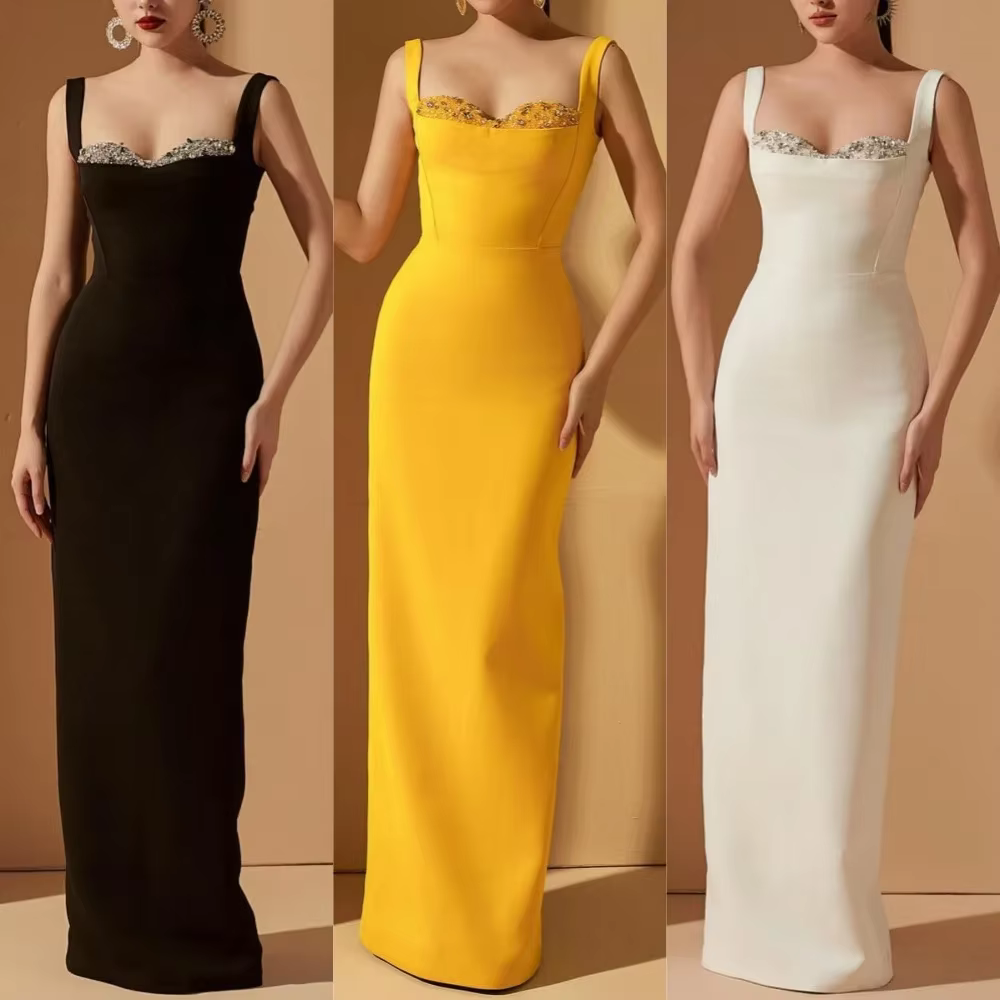 Robes longues personnalisées en Jersey