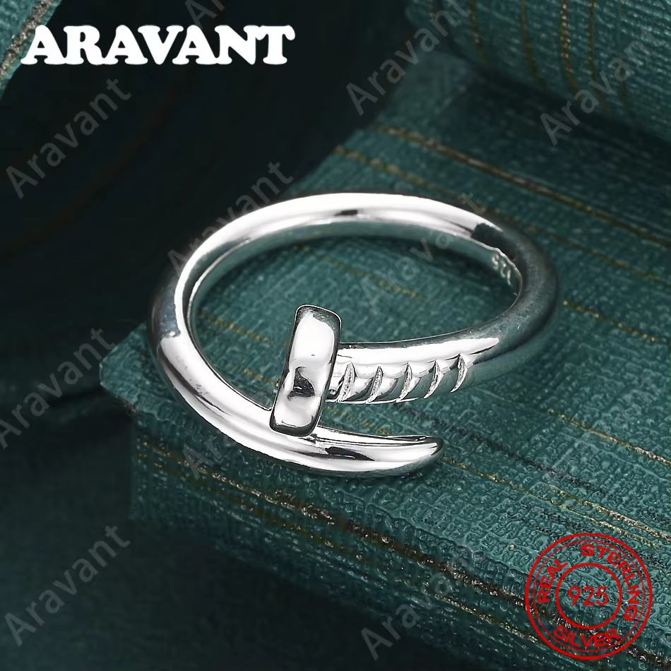 Bague serpent en argent sterling 925
