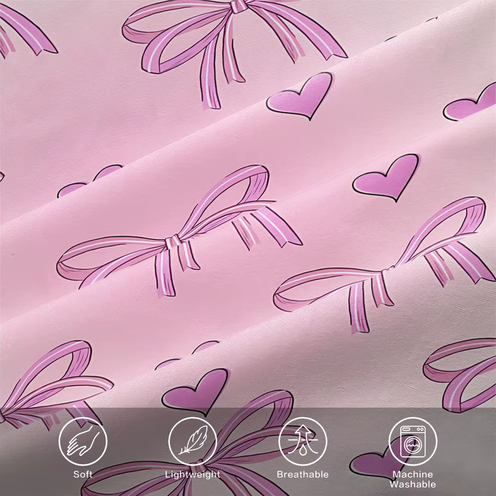 Parure de draps imprimés à motif nœud