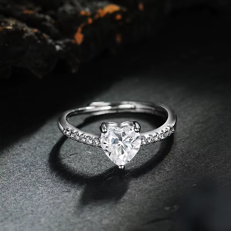 Bague classique en argent Sterling 925 pour femmes