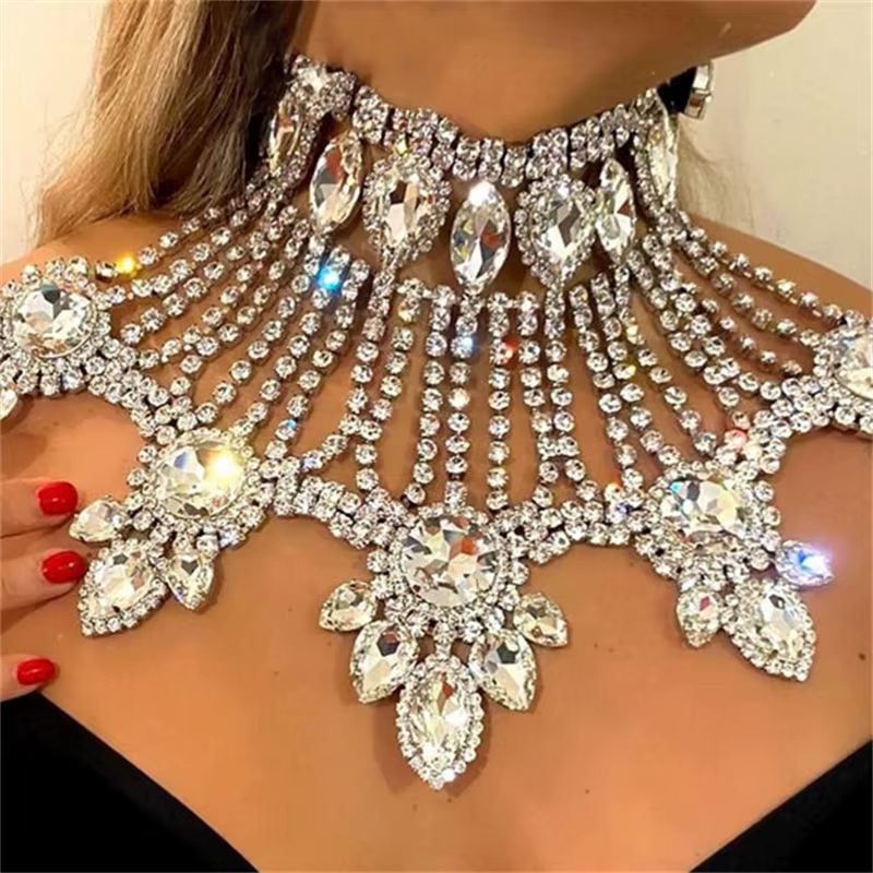 Bijoux de mariée en cristal pour femmes
