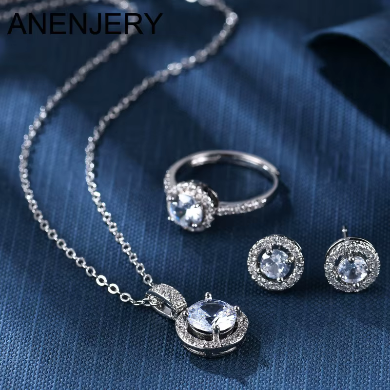 Ensemble de bijoux délicats One Carat Zfolds pour femmes