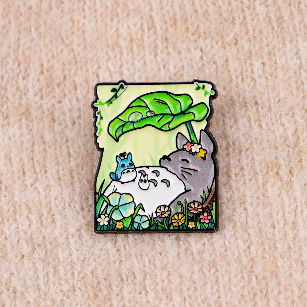 Broches de couchage en émail elfe gris pour femmes
