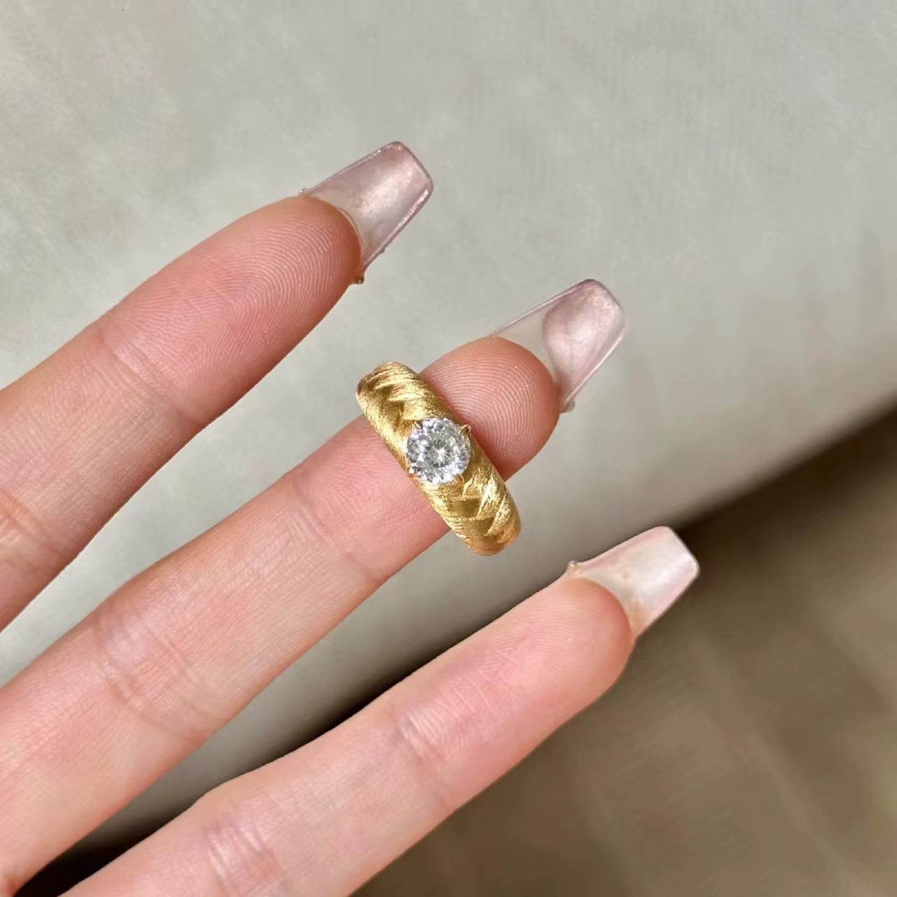 Foydjew – bagues en Zircon plaqué or 18 carats