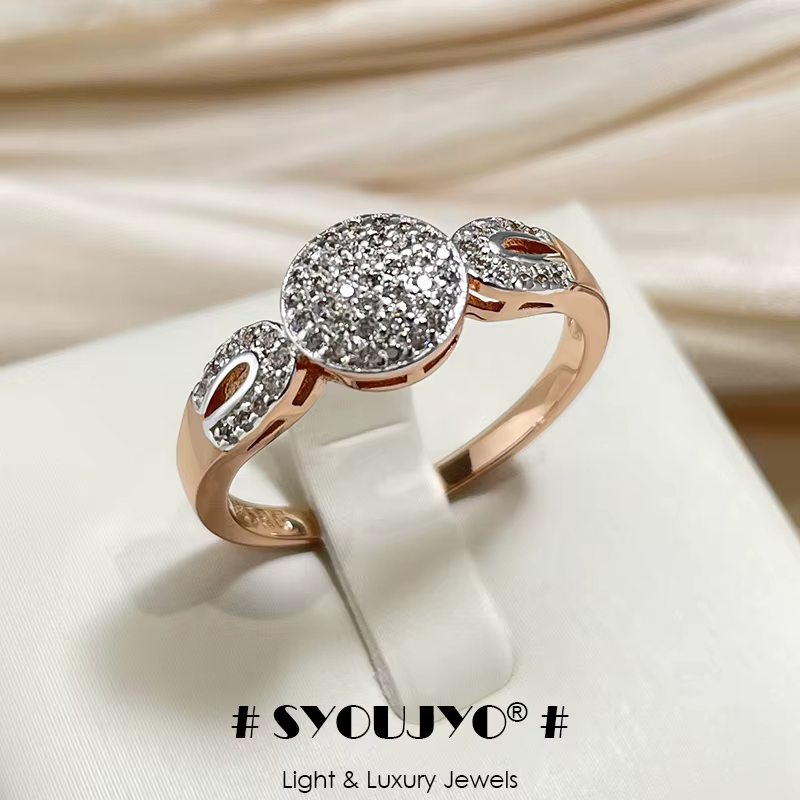 Bagues de Luxe en Or Rose et Argent pour Femme