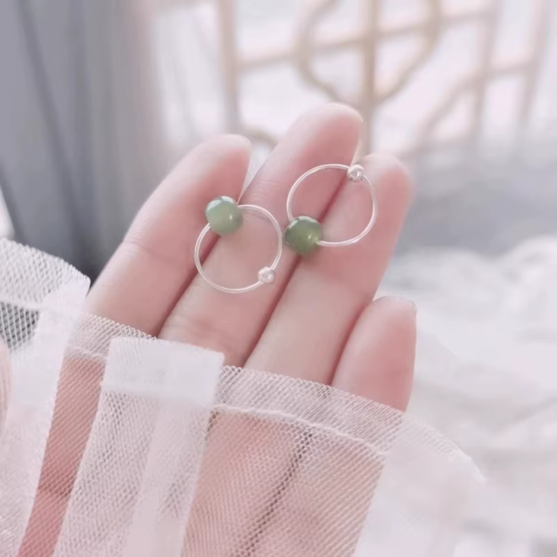 Boucles d'Oreilles Créoles en Argent Sterling 925 pour Femme
