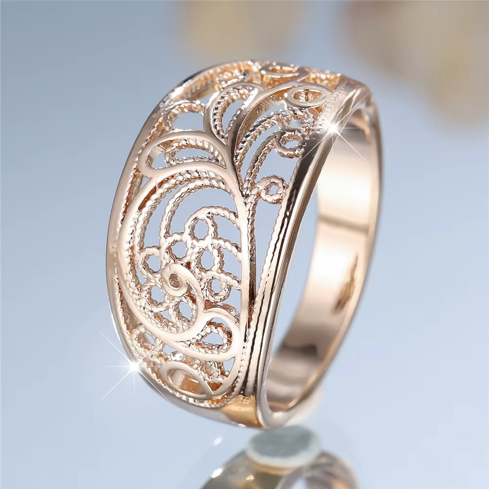 Bague de fiançailles à breloque pour femme