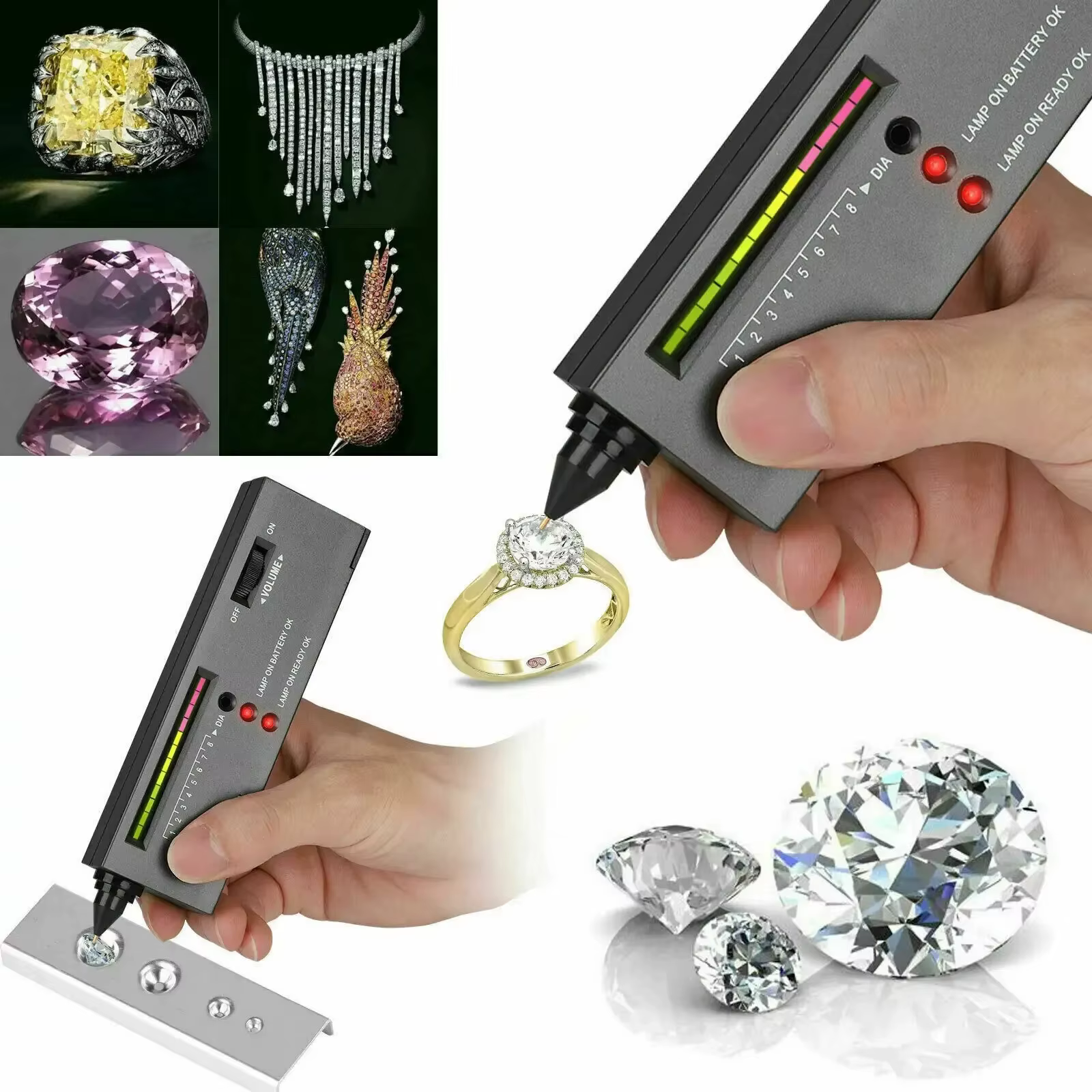 Testeur de diamant de haute précision