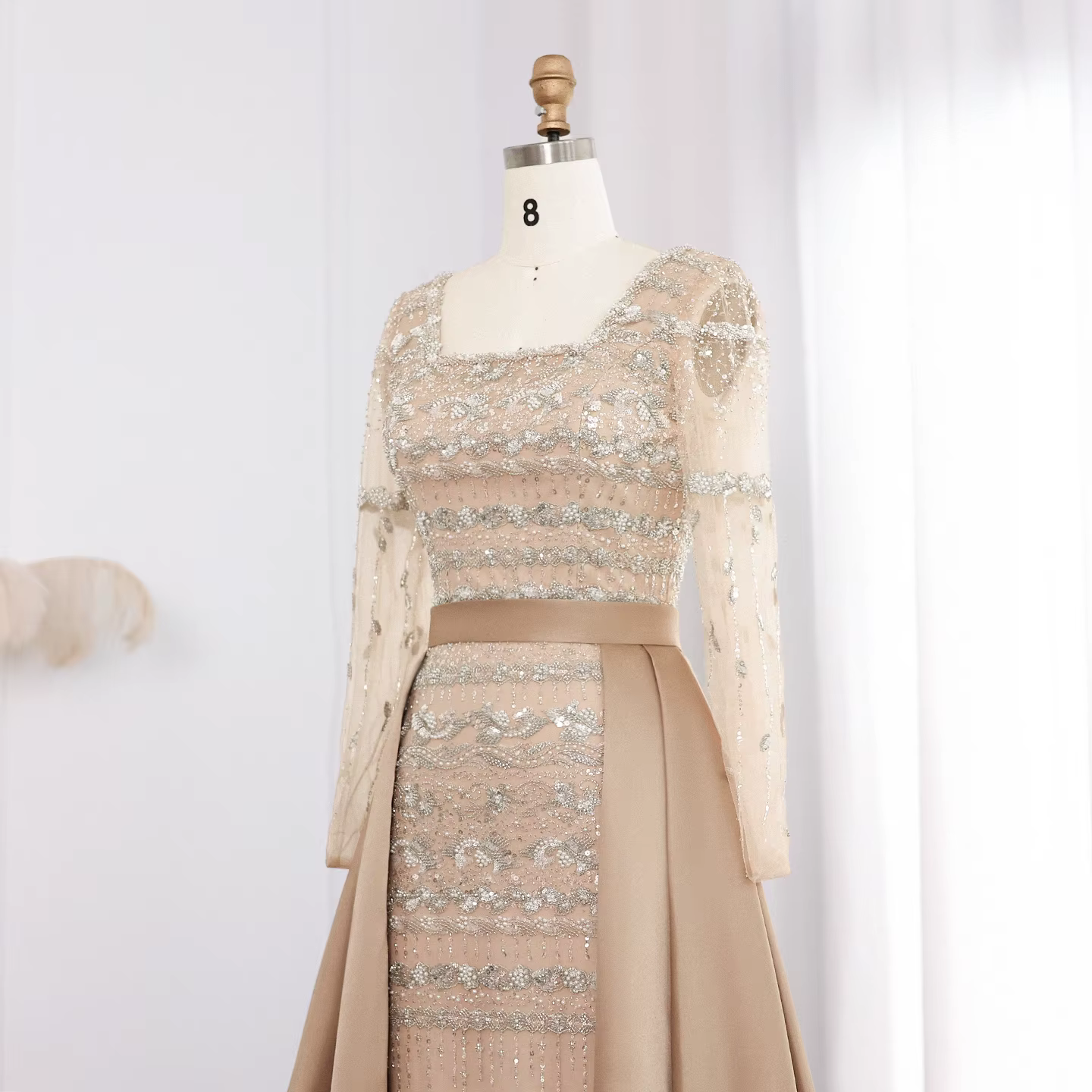 Sharon Said – robe de soirée élégante bleue de dubaï