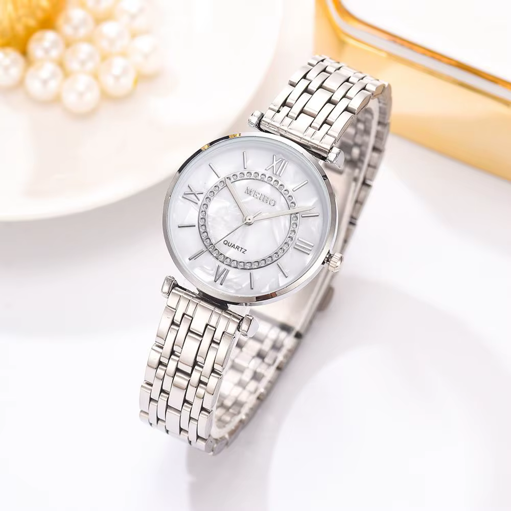 Luxe cristal femmes Bracelet montres haut de gamme mode diamant dames Montre à Quartz en acier Femme Montre-Bracelet