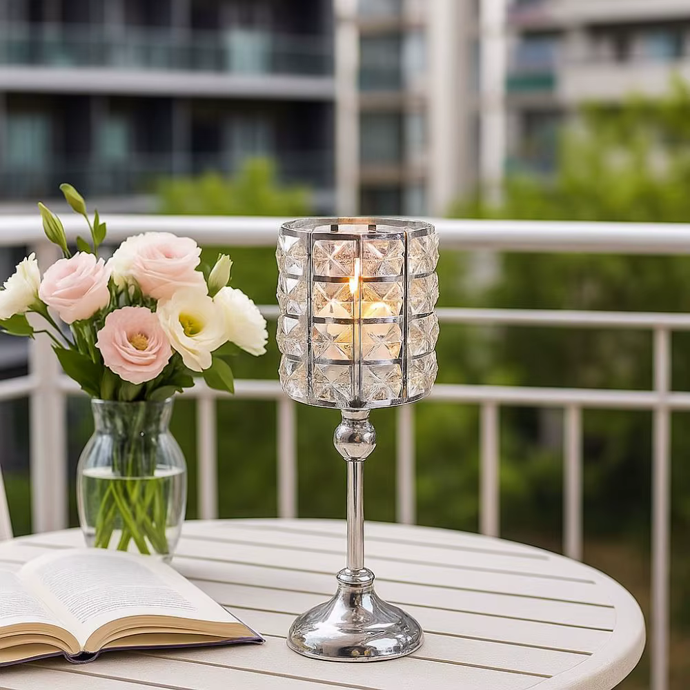 Porte-bougie en cristal de style européen décoratif