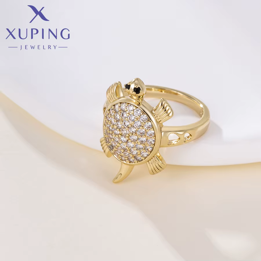Bague Xuping Bijoux Tendance Élégante Nouvelle Arrivée Motif Animal Plaqué Or pour Cadeau de Fête X001139144