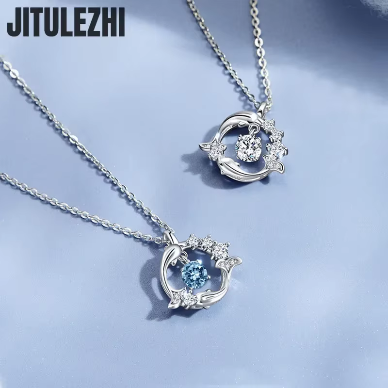 Collier pendentif en argent Sterling 925 pour femmes