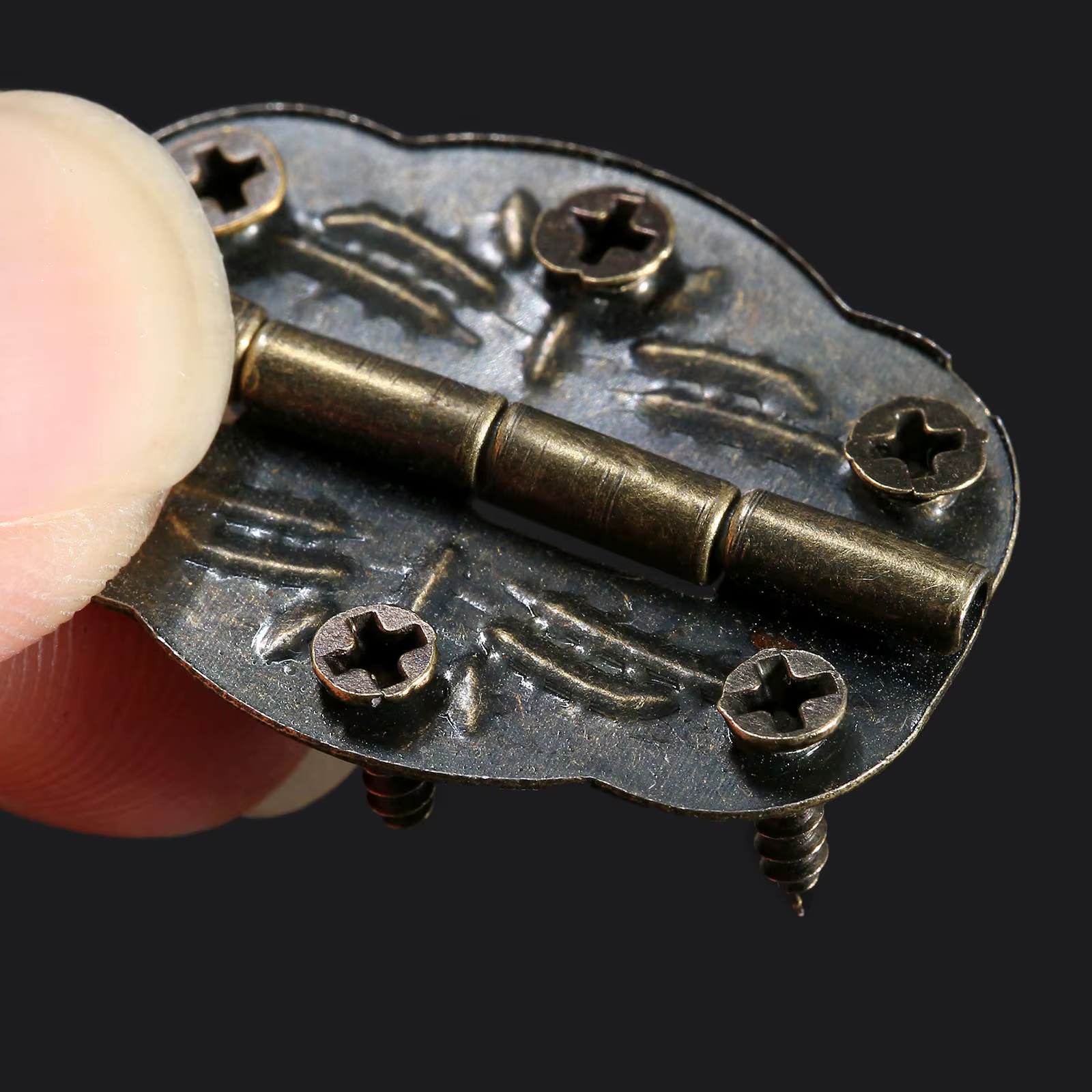 Charnières en laiton antique 30x20mm