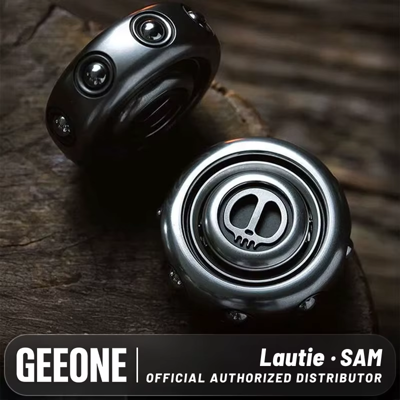 LAUTIE SAM anneau Fidget Spinner diable fils décompression EDC doigt Rotation Anti-Stress