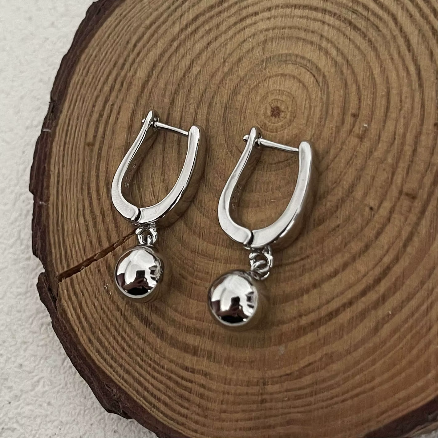 BF CLUB – boucles d'oreilles en argent Sterling 925 pour femmes
