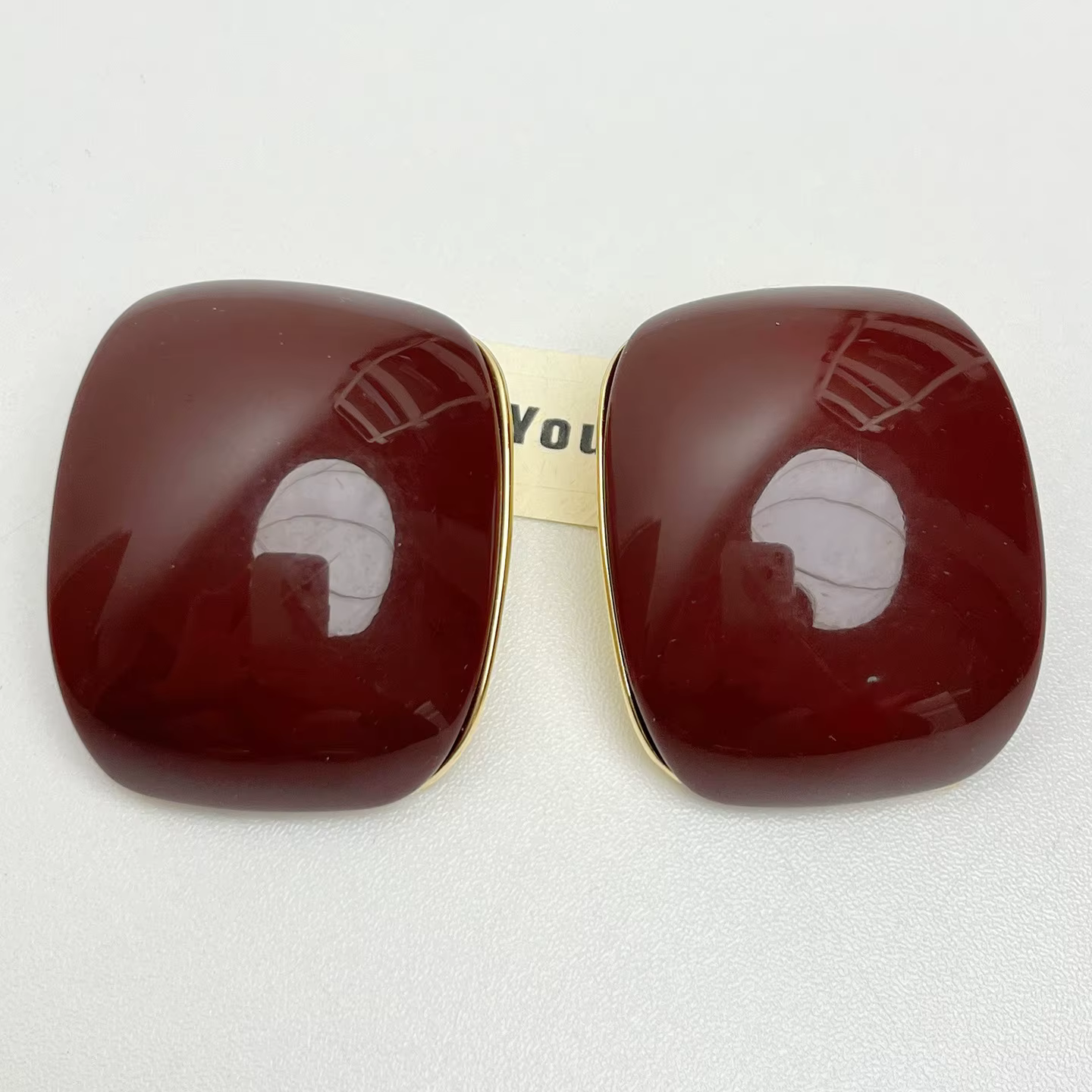 Boucles d'oreilles en résine pour femmes