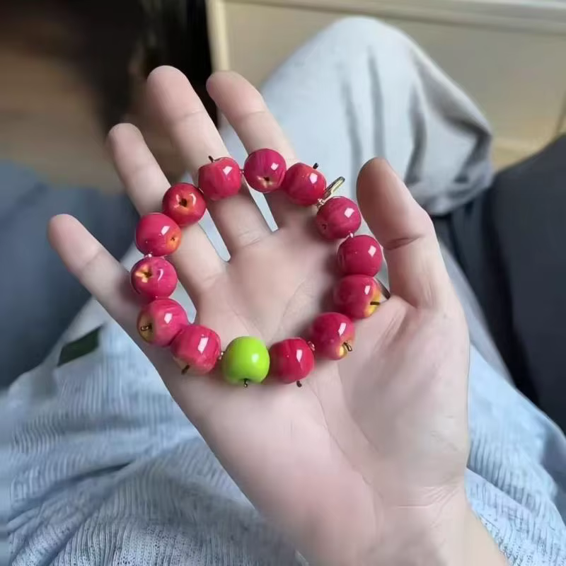 ☺ Bracelet perlé créatif en forme de fruits