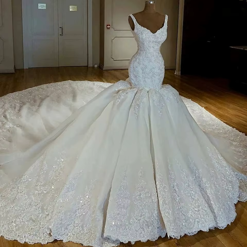 Robe de mariée blanche personnalisée 2026