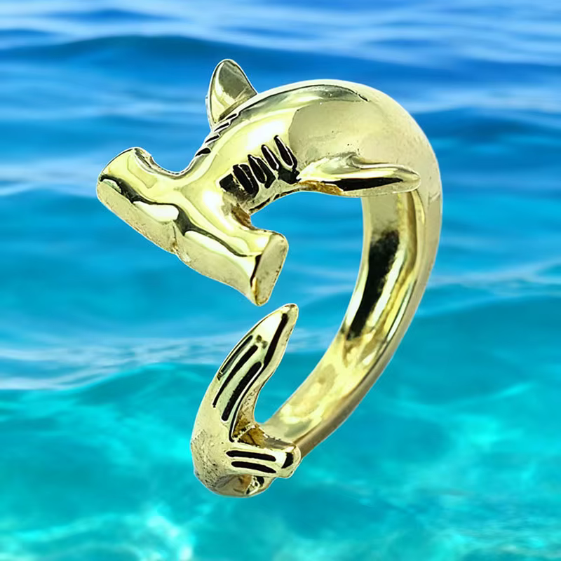 Bague requin marin Unique pour femmes