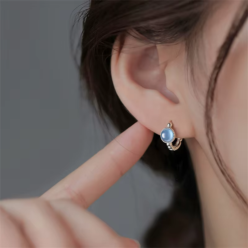 Boucles d'oreilles JellyStory Aquamarine